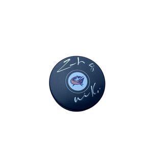 Zach Werenski Autographed Columbus Blue Jackets Official NHL Puck – PSA/DNA